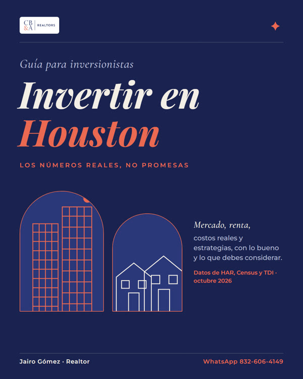 Guía gratis: Invertir en Houston, los números reales